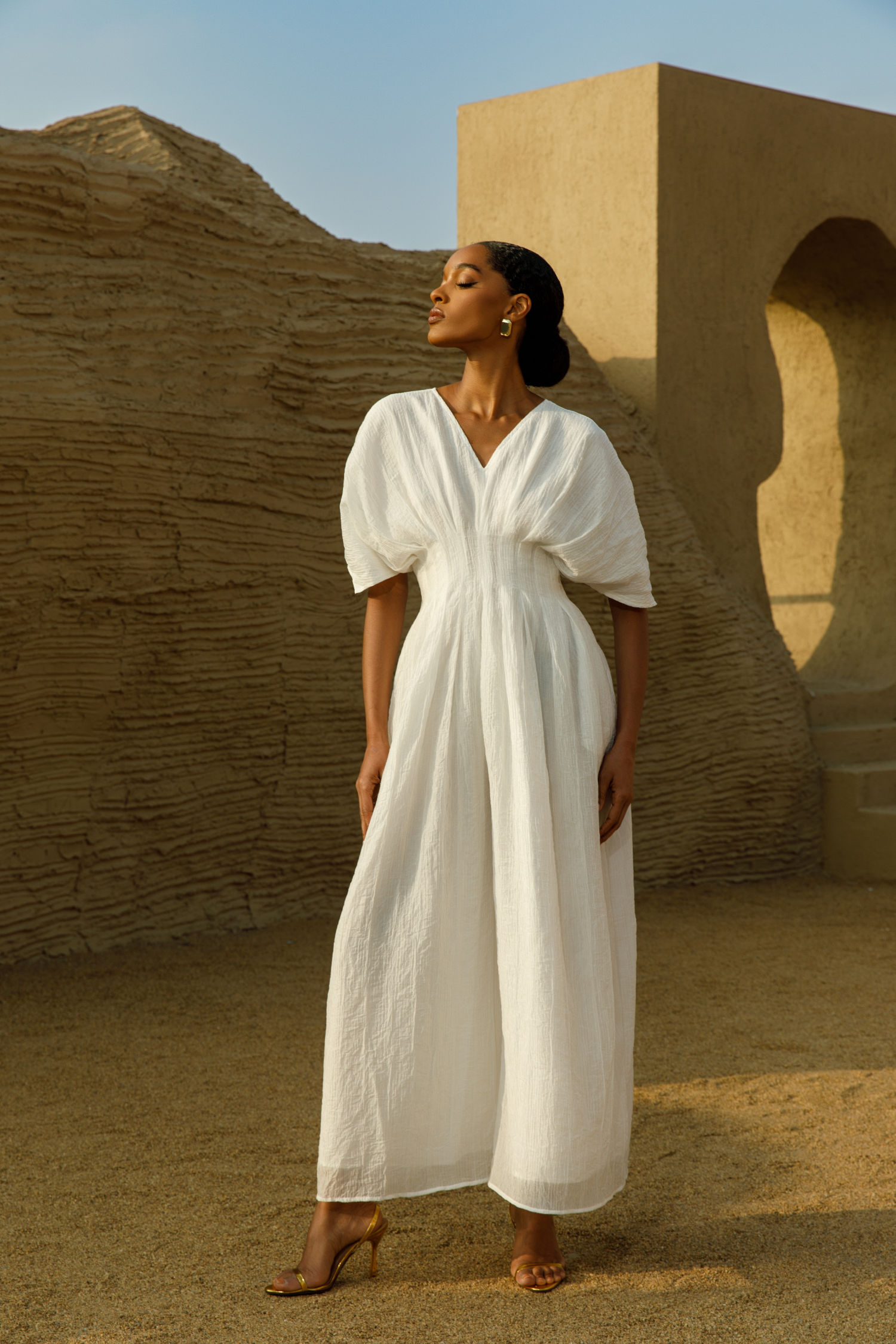 ALYA Blanc Combinaison